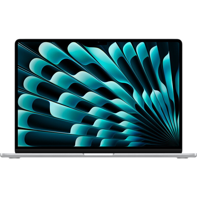 Laptop 15.3'' MacBook Air 15 with Liquid Retina, M3 chip (8-core CPU), 16GB, 256GB SSD, M3 10-core GPU, macOS, Silver, INT keyboard, 2024