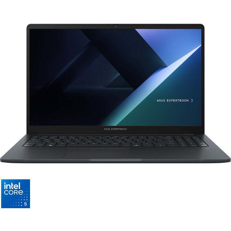 Laptop 15.6'' ExpertBook B1 B1503CVA, FHD, Procesor Intel Core 5 120U (12M Cache, up to 5.00 GHz), 16GB DDR5, 512GB SSD, Intel Graphics, No OS, Gentle Grey