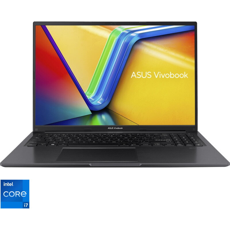 Laptop Vivobook 16 WUXGA 16 inch Intel Core i7-13620H 16GB 1TB PCIe Free Dos Indie Black