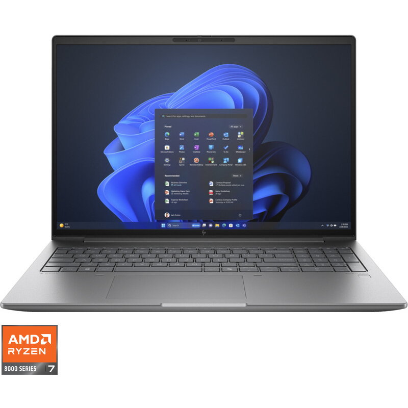 Laptop ZBook Power G11 WUXGA 16 inch AMD Ryzen 7 8845HS 16GB 512GB PCIe Windows 11 Pro Grey