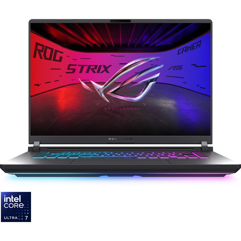 Laptop ROG Strix G16 WQXGA 16 inch Intel Core Ultra 7 255HX 16GB 1TB SSD RTX 5060 Free Dos Eclipse Gray