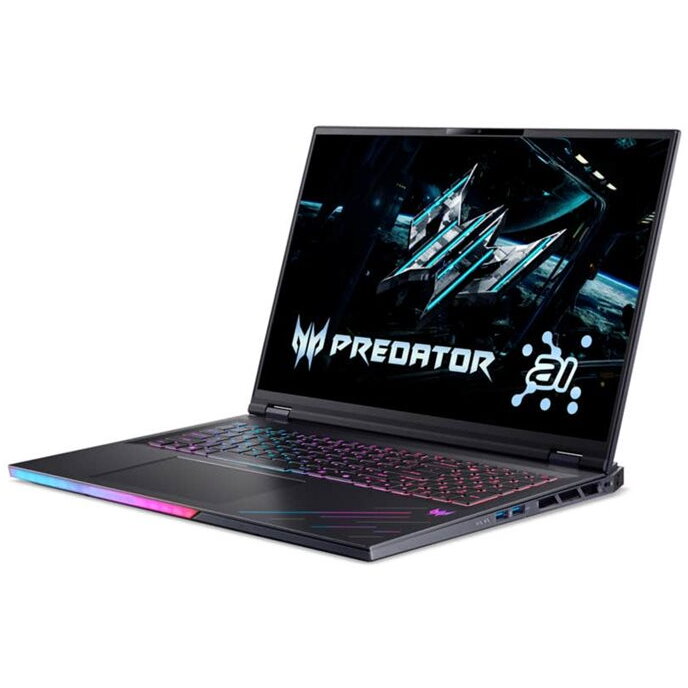 Laptop Predator Helios 18 AI WQUXGA 18 inch Intel Core Ultra 9 275HX 32GB 1TB SSD RTX 5080 Windows 11 Home Black