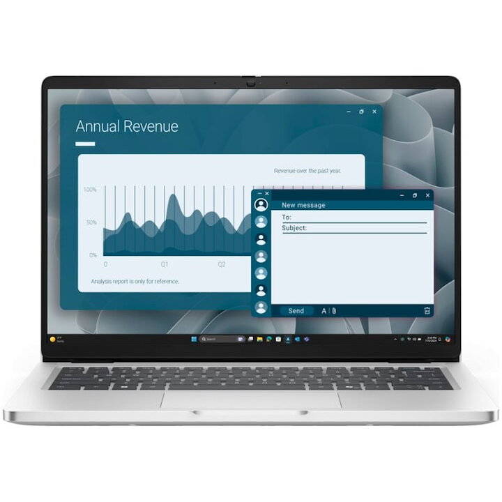 Laptop Pro 14 PC14255 AMD Ryzen AI 7 350 14inch RAM 16GB SSD 512GB AMD Radeon 860M Windows 11 Pro Platinum Silver