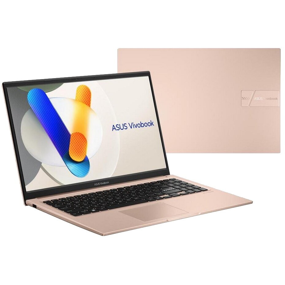 Laptop Vivobook 15 X1504VA-BQ1648 i5-1334U 15.6 FHD IPS-level 60Hz 250Nits AG 16GB DDR4 SSD512 Iris Xe Graphics WLAN+BT Cam720p 42WHrs NoOS Terra Cotta