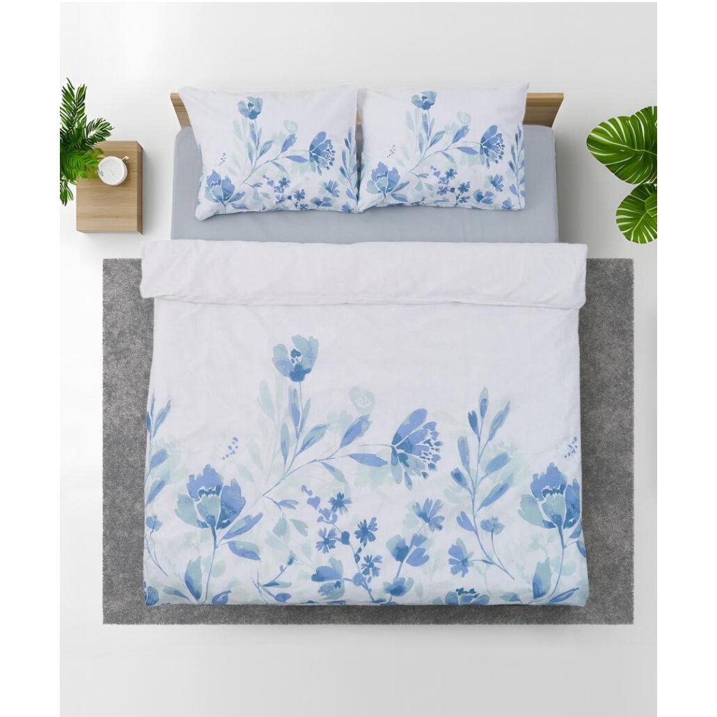 Lenjerie Dubla BBC 4 piese, 132TC - Mist