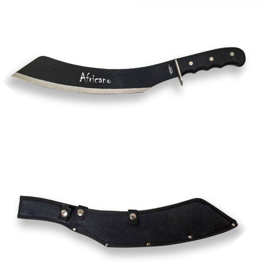 Maceta Africano, lama inoxidabila 35 cm, cu husa