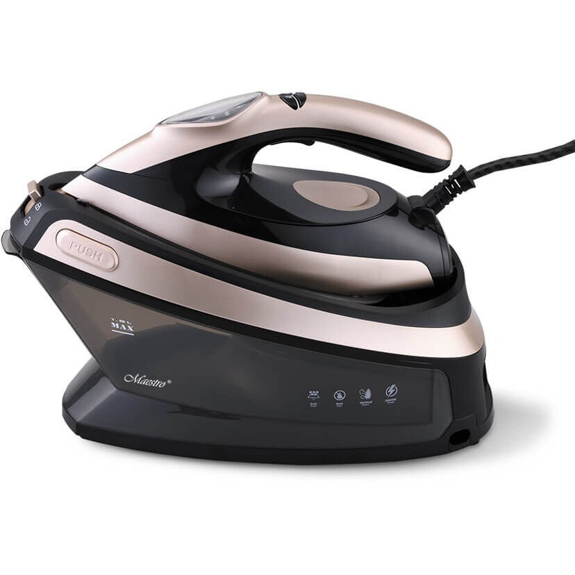 Maestro MR-320C steam ironing station 2400 W 1.5 L Ceramic soleplate Black, Pink gold