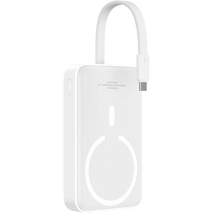 Magnetic Mini PowerBank 10000mAh 30W (white) Bayern Edition
