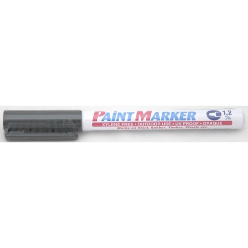 Marker cu vopsea Artline 440XF, corp metalic, varf rotund 1.2mm - negru