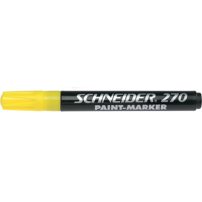 Marker cu vopsea  Schneider Maxx 270, varf rotund 1-3mm - orange
