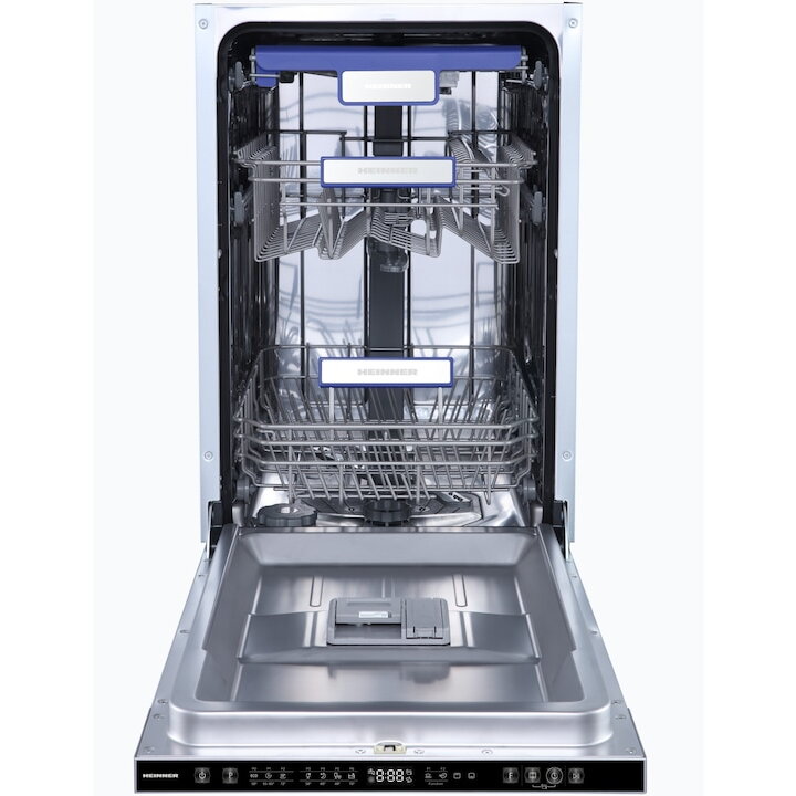 Masina De Spalat Vase HDW-BIM45710AD+++ Incorporabil 10 Seturi Clasa D Display Led 7 Programe De Spalare Alb