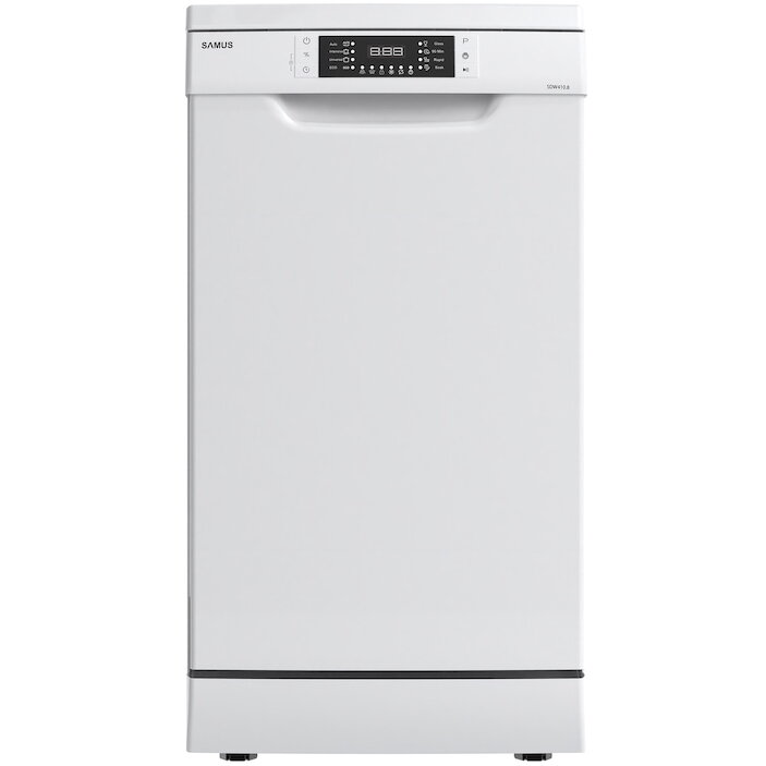 Masina De Spalat Vase SDW410.8 Clasa E 10 Seturi 47dB 8 Programe Alb