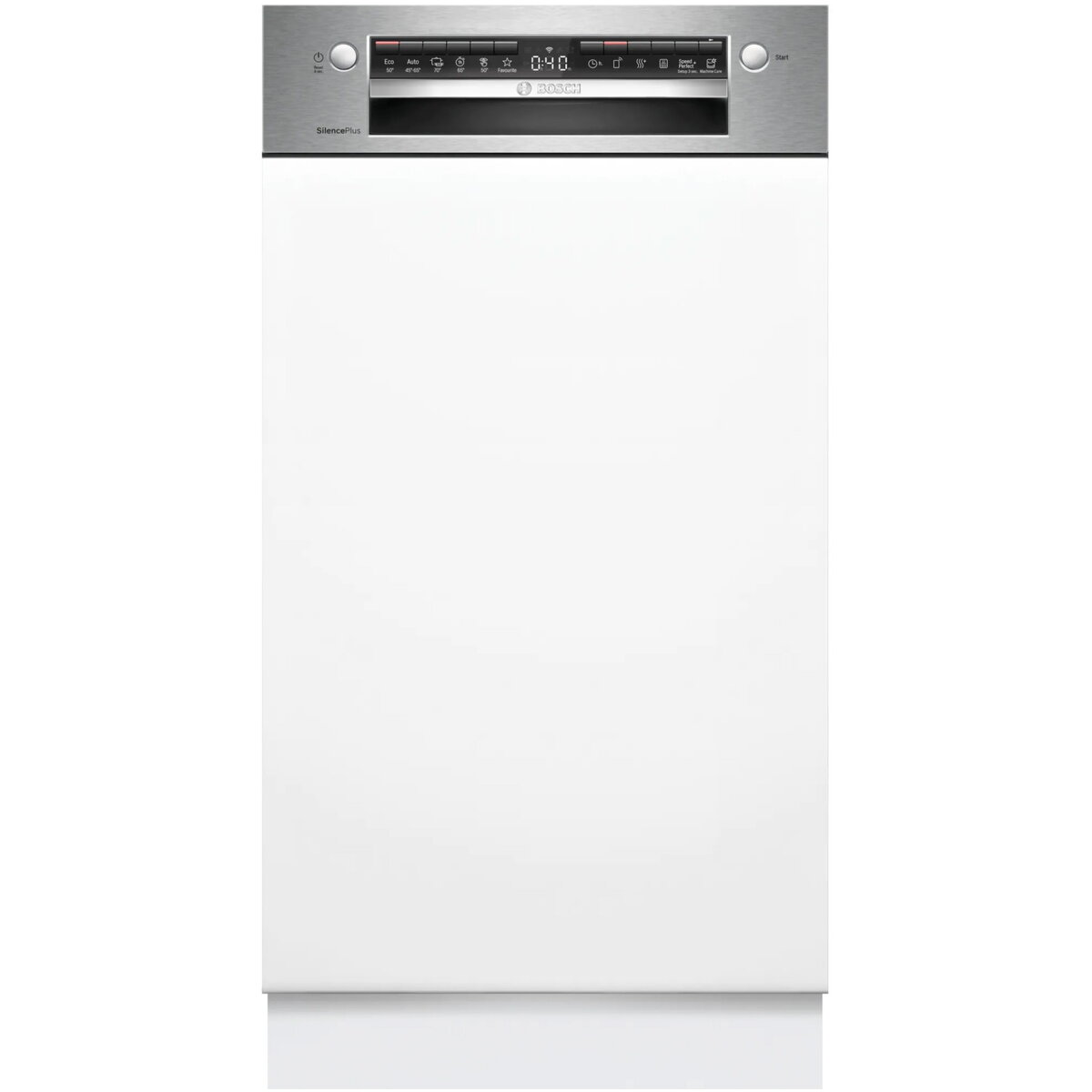 Masina de spalat vase semi-incorporabila Bosch SPI4HMS49E, 10 seturi, 6 programe, ExtraDry, Clasa E, Home Connect, 45 cm