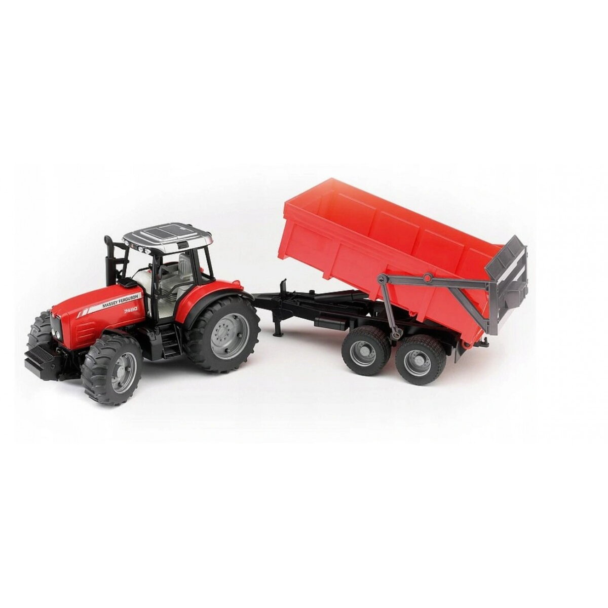Masinuta cu Telecomanda Massey Ferguson Tractor with trailer