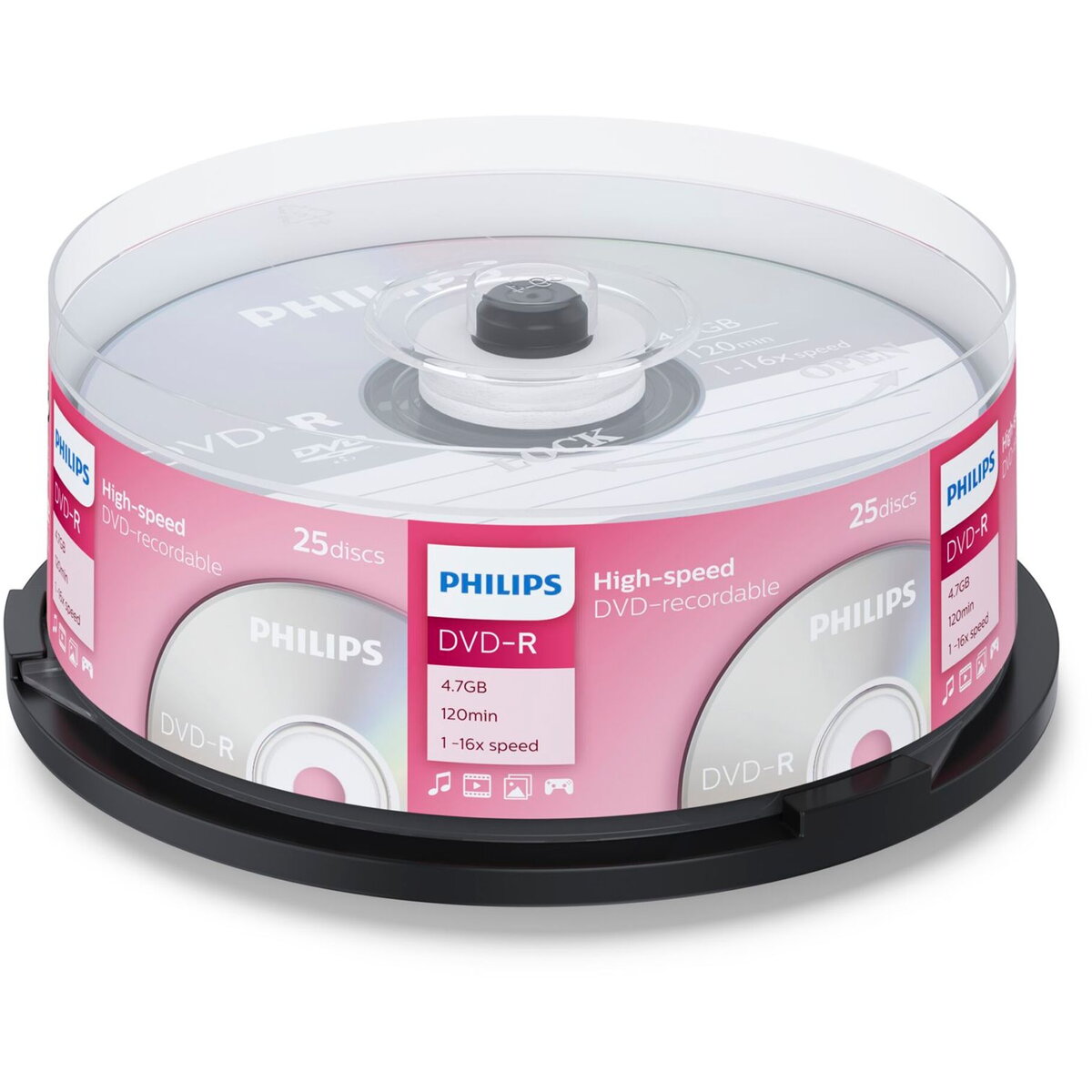 Mediu de Stocare 1x25 DVD-R 4,7GB 16x SP