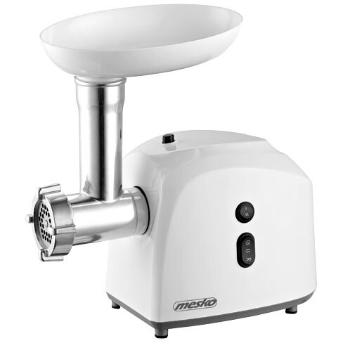 Mesko MS 4805 Meat mincer, Power 600W, Bowl, Middle size sieve, Mince sieve, Poppy sieve, Plunger, Sausage filler