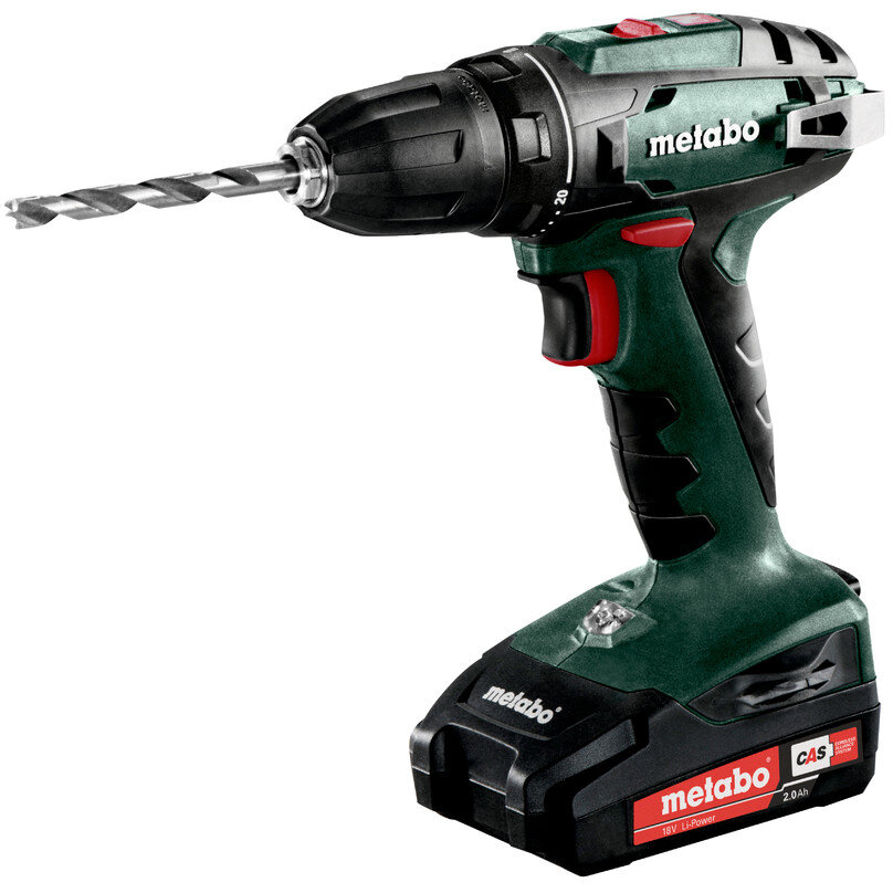 Metabo BS 18 1600 RPM Keyless 1.3 kg Black, Green