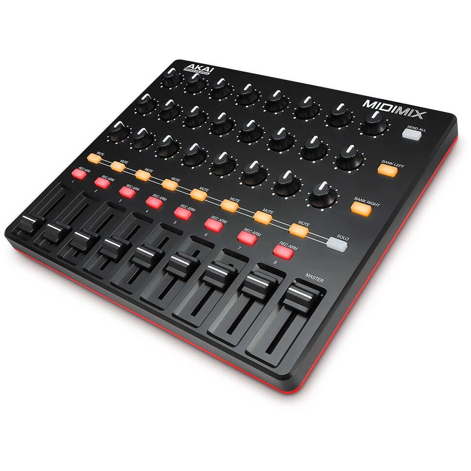 Mixer AKAI MIDIMIX/Controler DAW USB Negru
