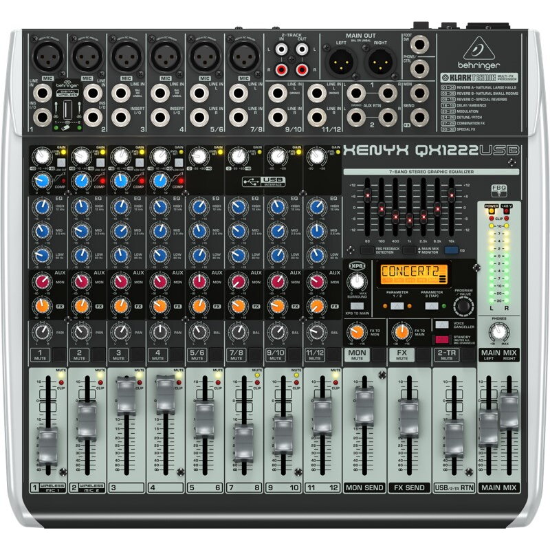 Mixer Audio QX1222USB 16 channels