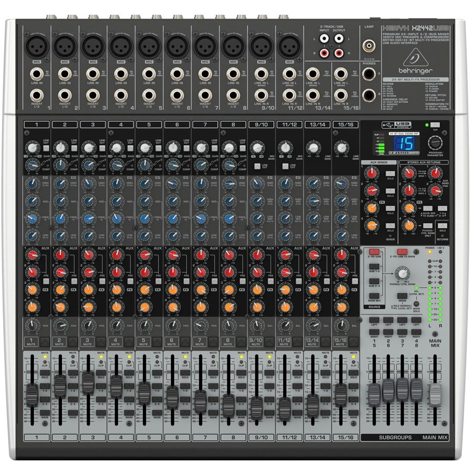 Mixer Audio Xenyx X2442USB - audio mixer