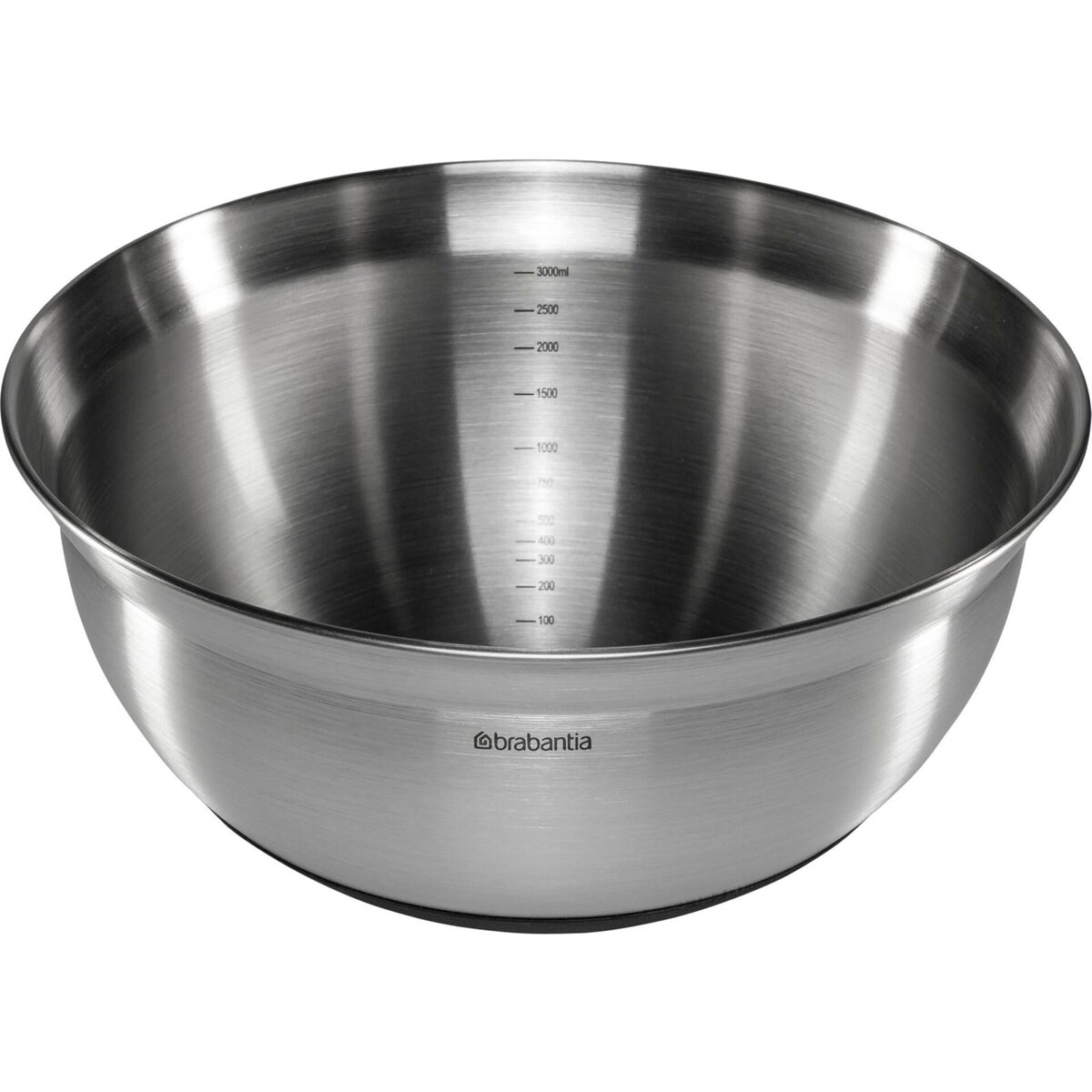 Mixing Bowl steel matt black, 3 L