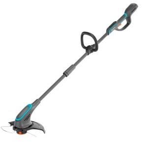 Cordless Grass Trimmer PowerTrim 30/18V P4A solo (grey/turquoise, without battery and charger, POWER FOR ALL ALLIANCE)