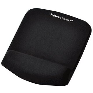 Mouse pad  Mouse pad with wrist support PlushTouch, black