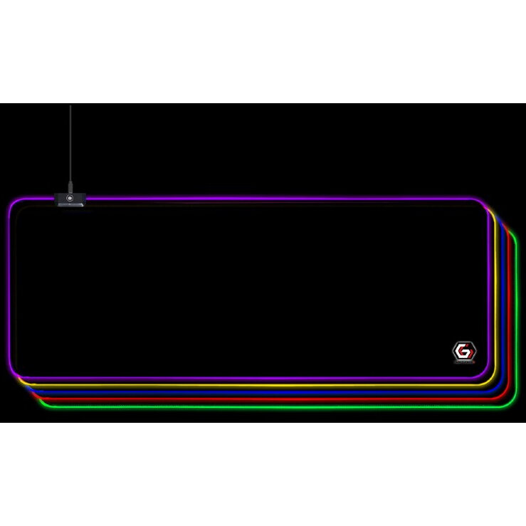 Mouse pad MP-GAMELED-L Gaming Black