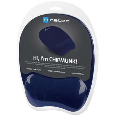 Mousepad Chipmunk    Spuma de Memorie Albastru
