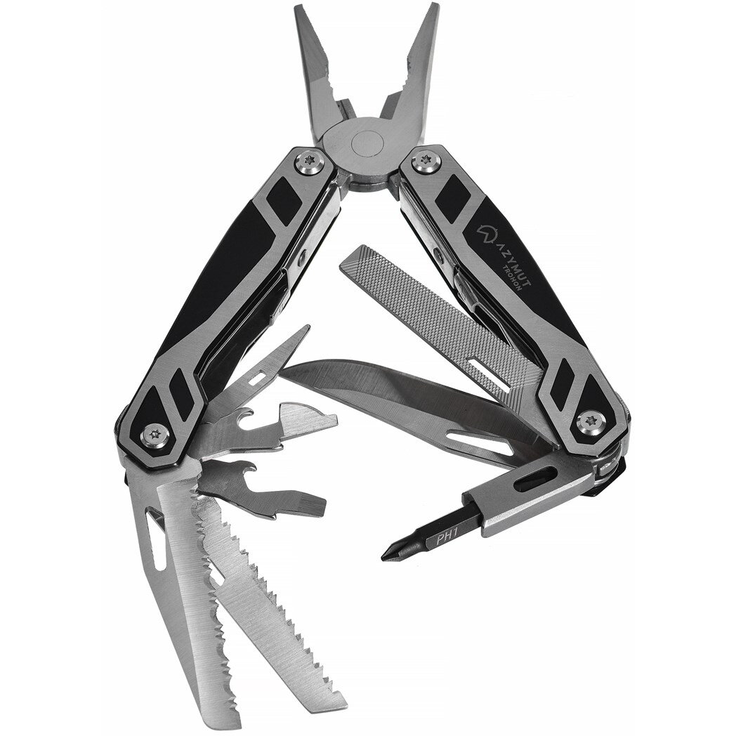 Multitool AZYMUT Trohon - 12 tools + 8 bits + holster (H-P2010121)