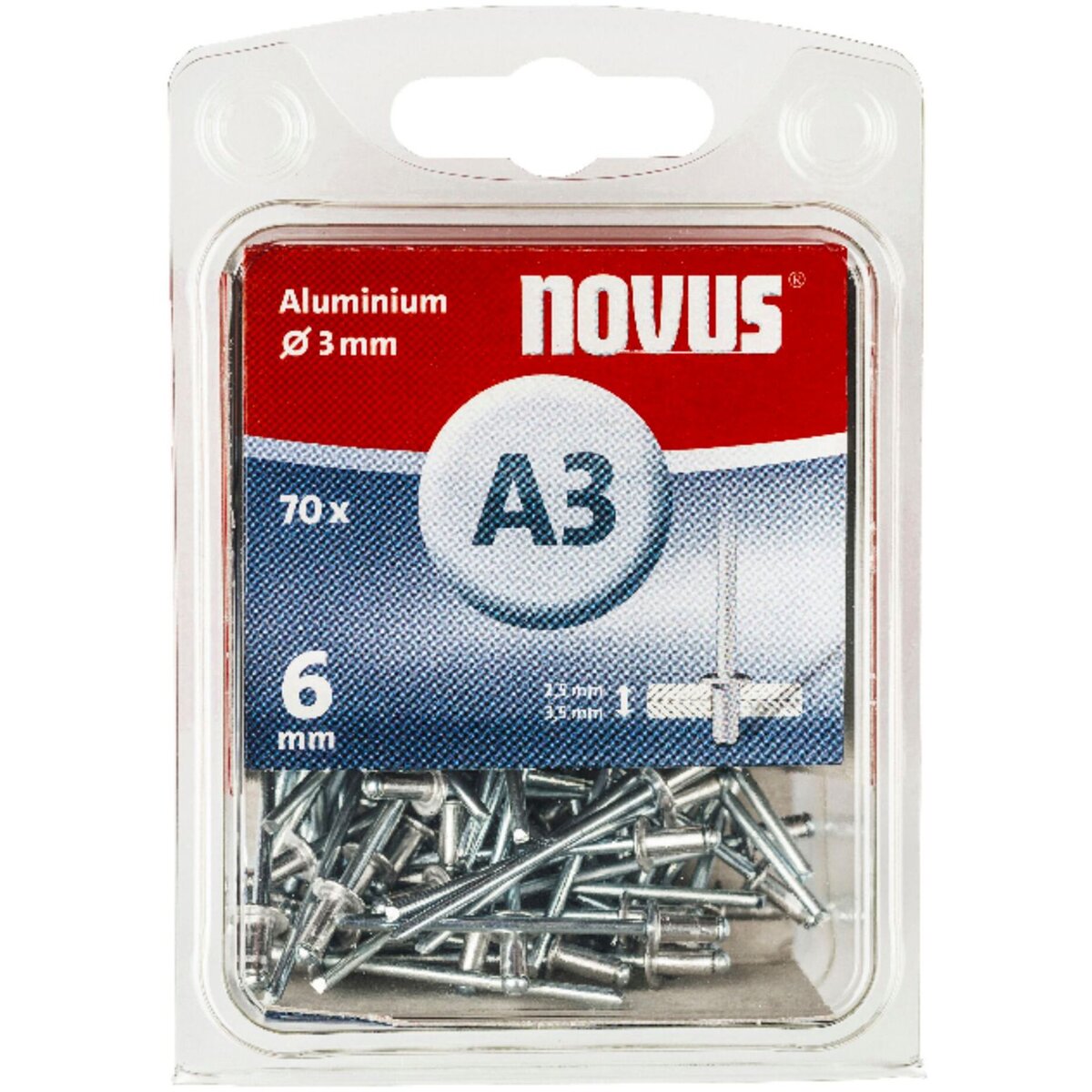 Nituri A 3 X 6 ALU 70pc