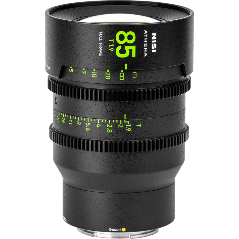 Obiectiv/Accesoriu NiSi Cine Lens Athena Prime 85mm T1.9 E-Mount (Without Drop-in Filter)