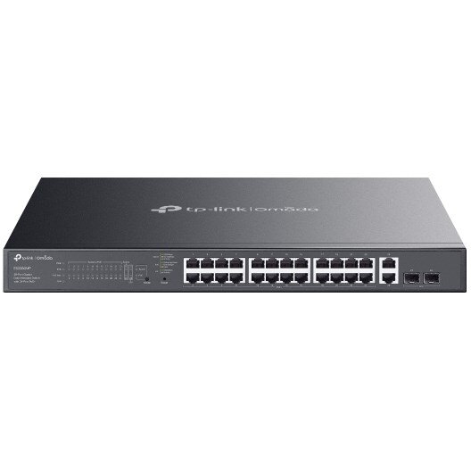 Omada ES228GMP network switch Managed L2 Gigabit Ethernet (10/100/1000) Power over Ethernet (PoE) Black