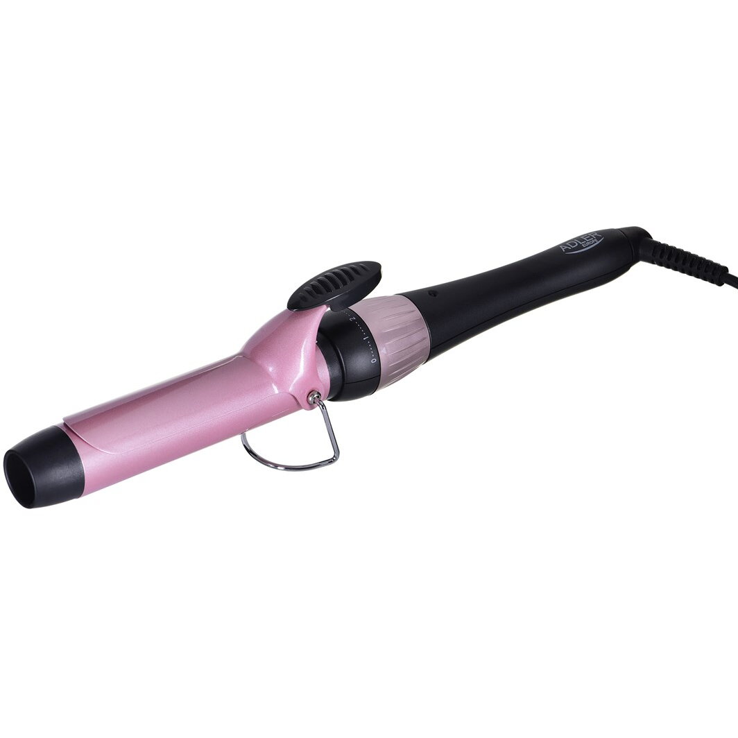 Ondulator de par automat AD 2118,  Temperatura maxima 200 C, Negru-Roz