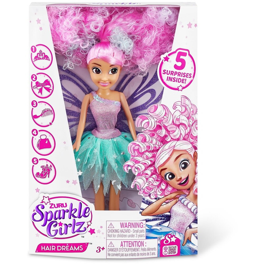 Papusa 10.5 inches Hair Dreams cartoon 12 pcs