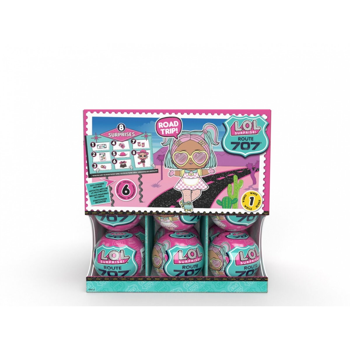 Papusa L.O.L. Surprise Route 70 7 Tot Asstortment Wave 1