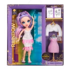 Papusa Rainbow High Fantastic Fashion doll - PURPLE - Violet Willow