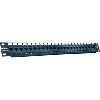 Patchpanel 24-port Cat5/5e neprotejat 19
