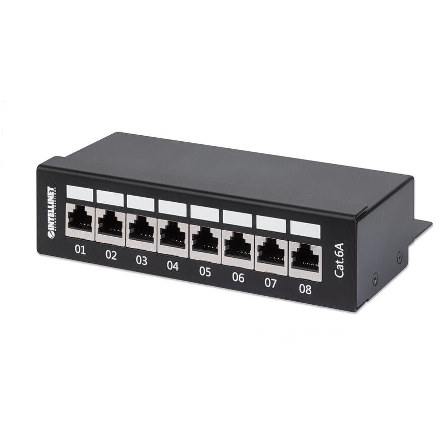 Patchpanel 8-Port Cat6a FTP Desktop Negru