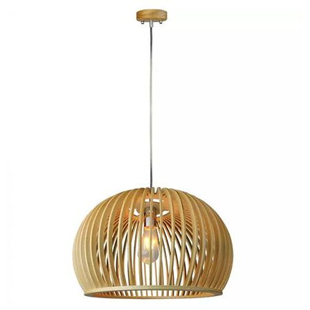 PENDUL TAVAN DIN LEMN E27 MAX 60W D45 X 28CM