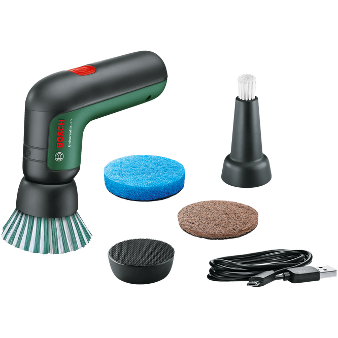 Perie de Curatare UniversalBrush 06033E0000 cu Acumulator 1.5Ah 3.6V Verde/Negru