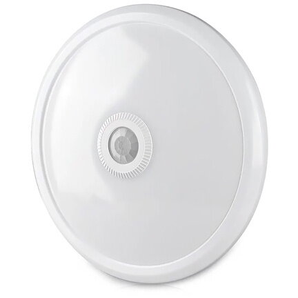 PLAFONIERA LED 12W IP20 SENZOR DE MISCARE 6400K ALB RECE