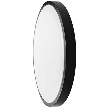 PLAFONIERA LED 18W IP44 6500K ALB RECE - NEGRU