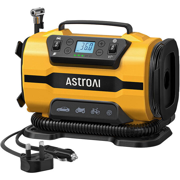 Portable Tire Infla AstroAI 150 PSI 12V DC/110V AC
