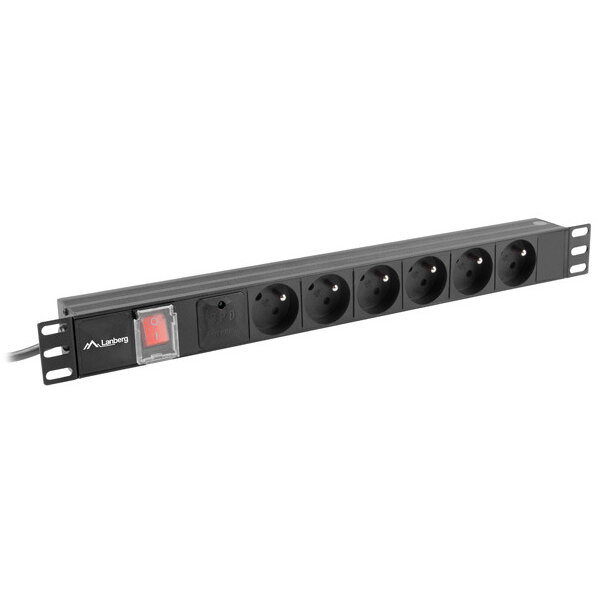 POWER STRIP PDU RACK 19 (1U, 16A, 6X 230V PL, 2m)