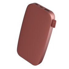 Powerbank 18000mAh USB-C Connection, Ultra Fast Charg. & 20W PD, Safari Red