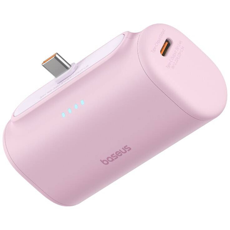 Powerbank Baseus Compact USB-C 5000mAh, 20W (pink)