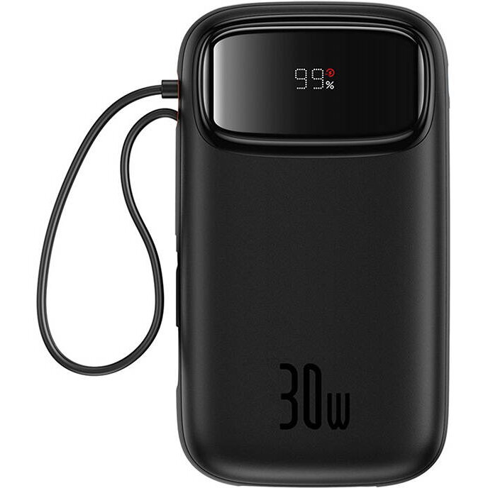 Powerbank Baseus QPow 2 20000mAh 30W 2xUSB-C (black)