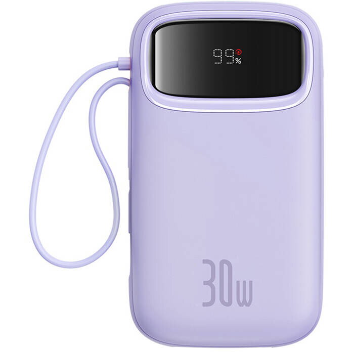Powerbank Baseus QPow 2 20000mAh 30W 2xUSB-C (purple)