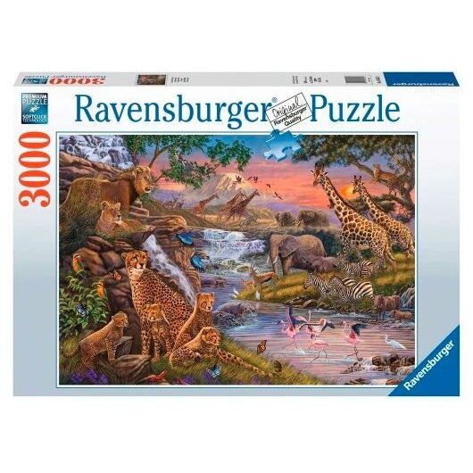 Puzzle 3000 piese Regatul animal 